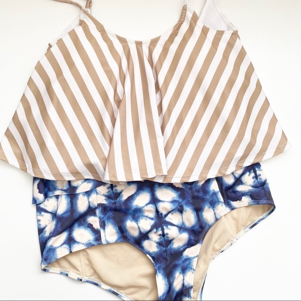 Kortni Jeane || Striped Swing Top‎ Small